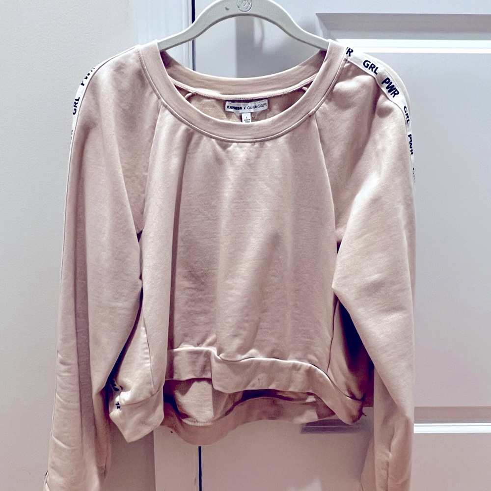 GRL PWR Crop Sweater